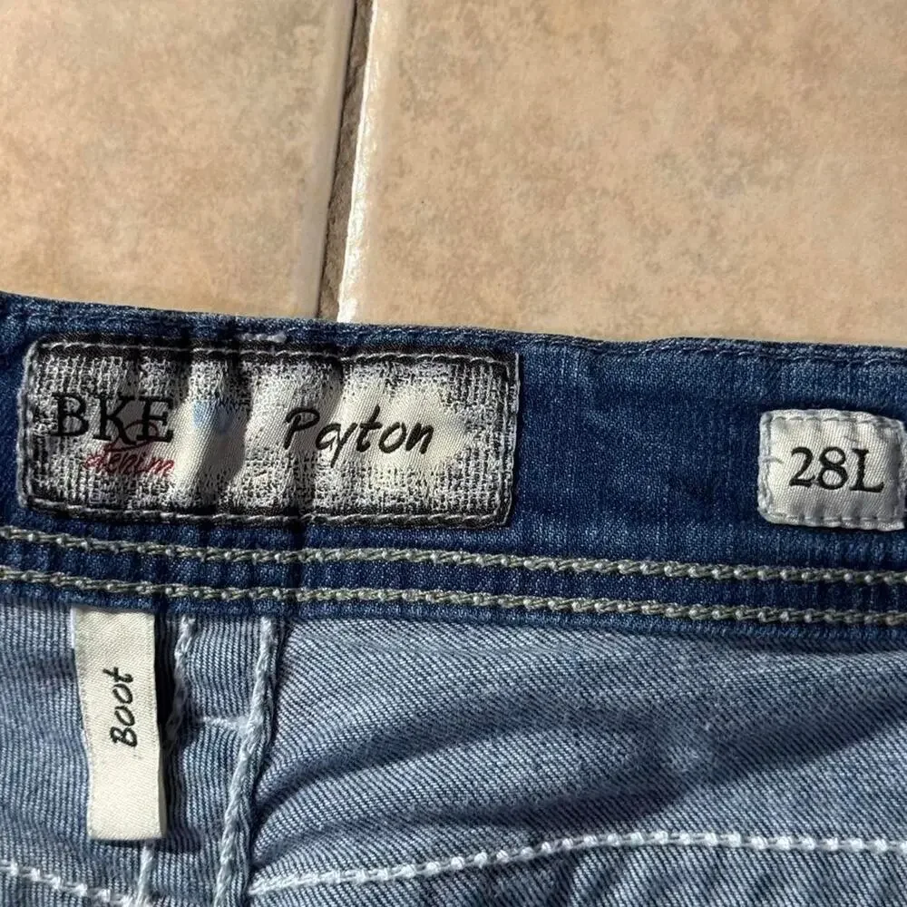 Y2k 2000s bke payton blue Bootcut Jeans Size 28 in womens
